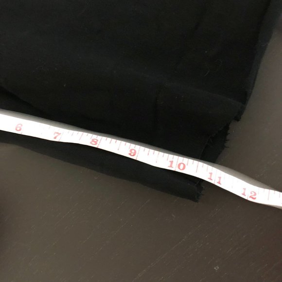 Universal Standard High-Rise Cut-Off Rolled Cuff Bermuda Shorts Black 18 - Picture 7 of 13